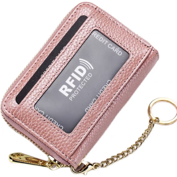 Pink card holder/wallet - like new - Picture 1 of 5